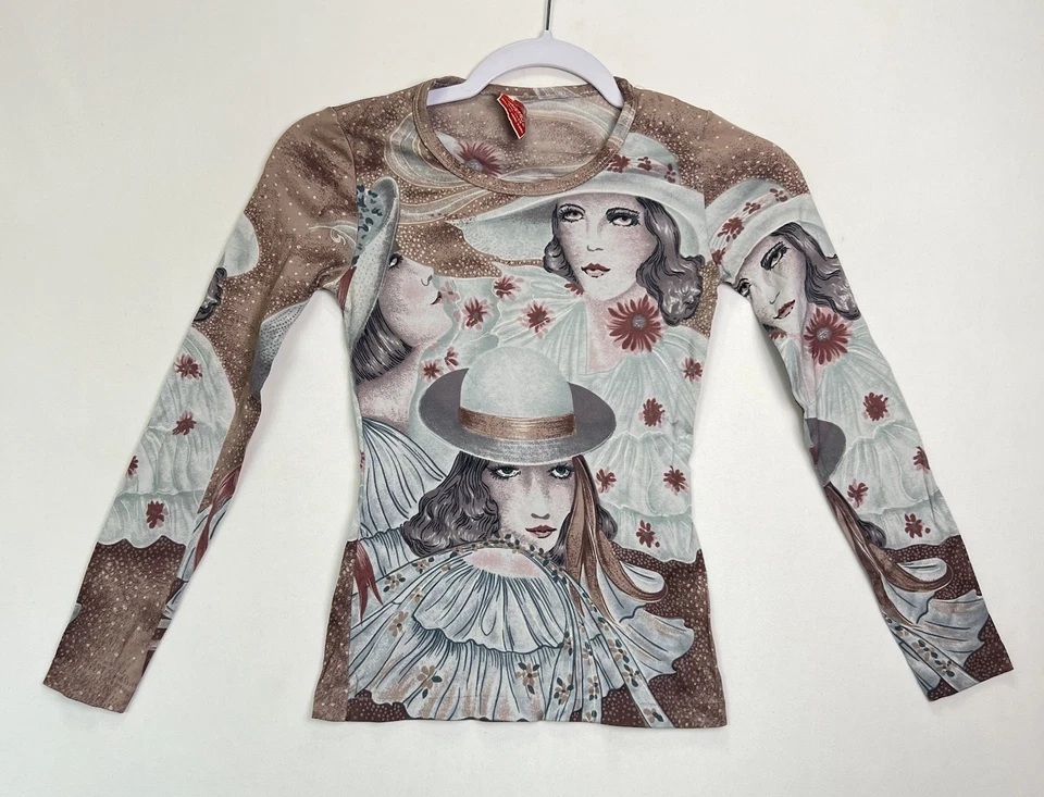 Винтажные сюрреалистические брюки Y2k Hong Kong Clubwear размер XS модерн  - Изображение 1 из 4