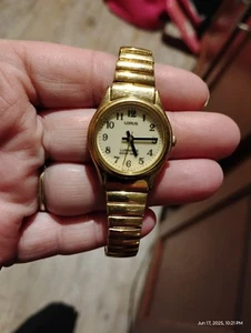 Men's Stainless Steel Stretch Metal Band Watch Needs New Battery LORUS LUMIBRITE - Picture 1 of 4