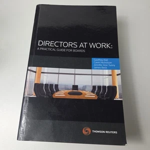 Directors at Work A Practical Guide for Boards Textbook Corporate Governance PB - Picture 1 of 16