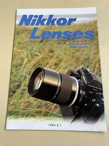 Catalog Nikon Nikkor 1984 Vintage Collectible Japan - Picture 1 of 2