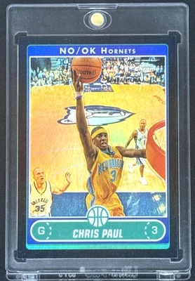 2007-08 Chris Paul Topps Chrome Black Refractor /99 #3 Hornets Rare - Image 1 of 2