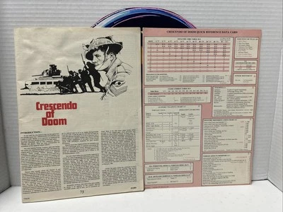 Avalon Hill  Crescendo of Doom Rule Book & 1 Data Card - Image 1 of 2