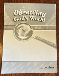 Abeka Observing God's World Test Fourth Edition 6th Grade #32287301 - Picture 1 of 5
