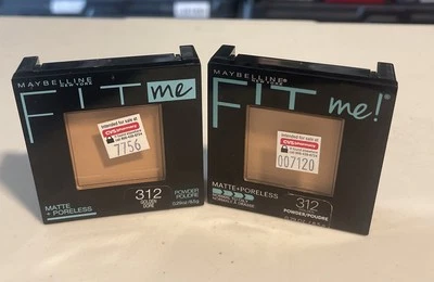 2 Maybelline Fit Me Normal to Oily Matte+Poreless Pressed Powders #312 GOLDEN - Image 1 of 3