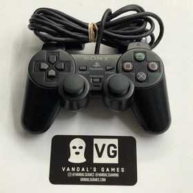 Ps2 - Controller OEM Dualshock Black Sony PlayStation 2 Tested #111