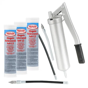 Profi FETTPRESSE mit HANDHEBEL + 3x400g MEHRZWECKFETT EP2 – Schmierfett - Bild 1 von 5