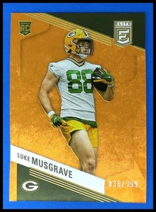 2023 Panini Donruss Elite Luke Musgrave Orange /399 #163 RC Packers - Picture 1 of 10