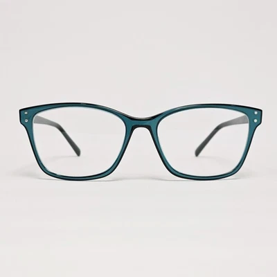 Gafas rectangulares MODO 6617 unisex hechas a mano en cristal azul-negro | 54 mm Foto 1 de 4