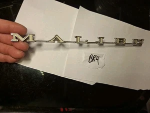 VINTAGE CHEVROLET MALIBU EMBLEM SCRIPT OEM GM 397231 - Picture 1 of 9
