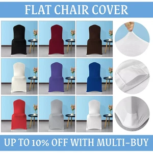 1-150pcs Dining Room Chair Cover Slip SEAT Cover Stretch Removable Wedding Party - Picture 1 of 133