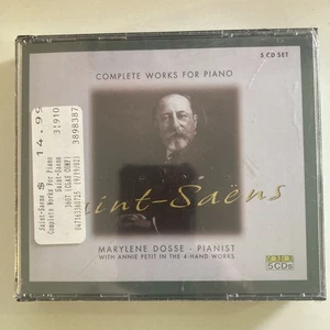 Saint-Saëns Complete Works for Piano (5 CD, 2003) Marylene Dosse Annie Petit NEW - Picture 1 of 11