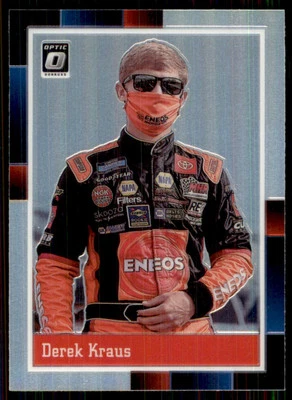 2021 Donruss Racing Optic Silver Prizm #78 Derek Kraus - Image 1 of 2
