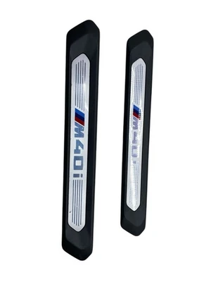 2018-2021 BMW X3 FRONT DRIVER & PASSENGER M40i SILL SCUFF PLATE COVER PANEL SET Foto 1 de 4