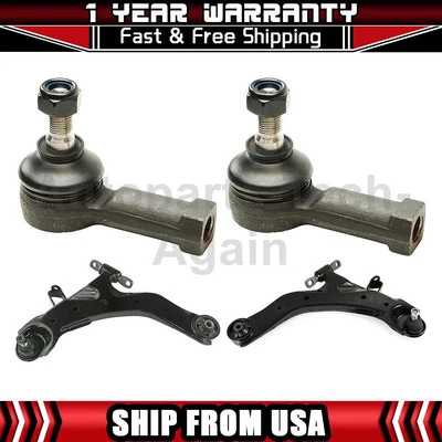 Brazo de control de extremo de barra de amarre delantera 4 Mevotech para Hyundai Elantra 2004-2006 Foto 1 de 4