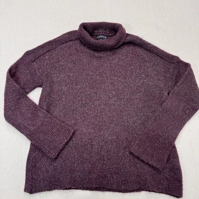 Suéter Nanette Lepore Ciruela Yak Mezcla de Lana Cuello Alto Para Mujer Talla M Foto 1 de 4