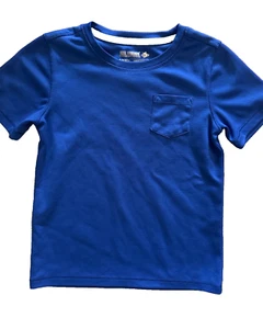 Reel Legends Free Line Blue Performance Shirt Youth Boy Size 5 - Picture 1 of 3
