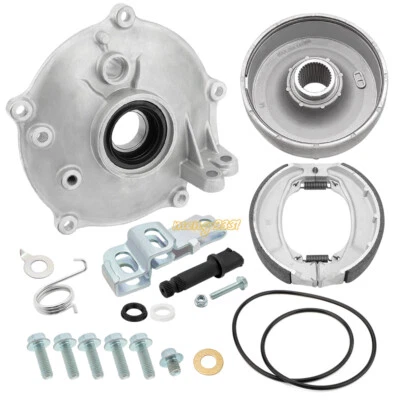 Rear Brake Drum Hub Plate Cover Shoes Kit for Honda Recon 250 TRX250TE/TM 97-23 - Image 1 of 4