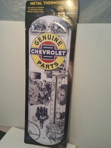 Chevrolet Genuine Parts Metal Thermometer, 17" Weather Resistant Finish New - Picture 1 of 4