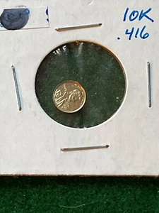 10 Karat Gold Mini Lincoln Cent -T8 - Picture 1 of 3