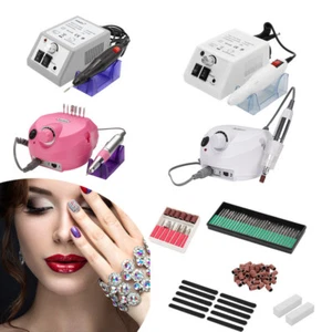 Nagelfräser Profi Set Elektrische Pediküre Nagelschleifer Schleifsteine - Bild 1 von 28