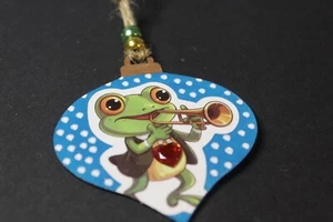 Handbemalter Christbaumschmuck aus Holz - Bild 1 von 2