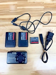CASIO EXILIM EX-ZR10 Compact 1 X Digital Camera 3 X Batteries 2X Chargers READ - Picture 1 of 11
