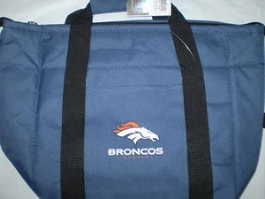 NFL DENVER BRONCOS  COOLER BAG  12 CANS FIT INSIDE NEW NWT  - Picture 1 of 6