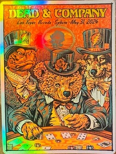 DEAD AND COMPANY SPHERE STICKER/POSTER MAY 31ST 2024 - Picture 1 of 4