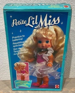 1991 Mattel Petite Wee Lil Miss Practice to Ballerina doll NRFB I Change Colours - Imagen 1 de 6