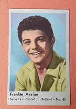 Frankie Avalon ( movie star ) - Dutch Gum Serie C #46 Card - printed in Holland