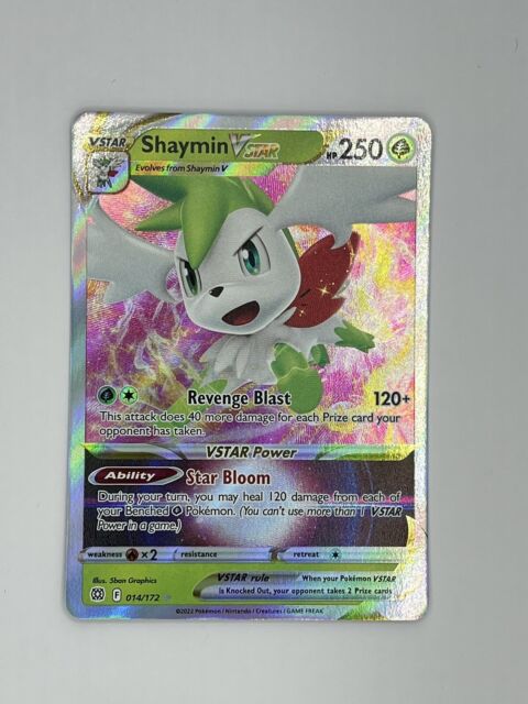 Shaymin V 13-172 SWSH Brilliant Stars Holo Ultra Rare Pokemon Card