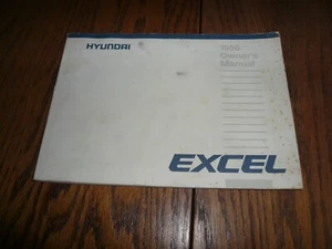 1986 Hyundai Excel Owner's Manual - Glove Box - Picture 1 of 2