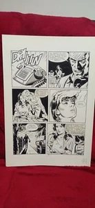 DYLAN DOG #30 pages 44 ORIGINAL TABLE Art CLAUDIO CASTELLINI not found!!!! - Picture 1 of 7