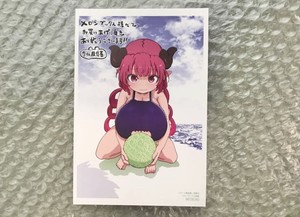Miss Kobayashi'S Dragon Maid  Melonbooks Comic Benefit Card Iruru Ver JAPAN