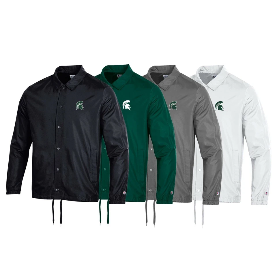Michigan State Spartans NCAA Men's Champion Classic Coaches Jacket Collection - Image 1 of 1