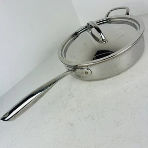 Sartén y tapa de acero inoxidable Williams Sonoma Hestan con revestimiento térmico 4,5 cuartos ITALIA - Imagen 1 de 11