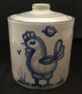 Vintage MA Hadley Chicken/Rooster 7.5" Tall Canister/Cookie Jar  The End ~READ~ - Picture 1 of 10