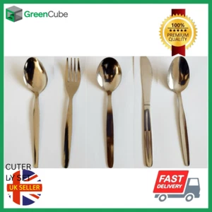 12 Piece Cutlery Set, Stainless Steel Flatware Tableware Set Dishwasher Safe UK - Picture 1 of 20