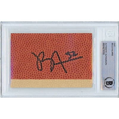 Bella Alarie Signed Basketball Cut Beckett BAS Slabbed Dallas Wings WNBA Auto - Image 1 of 4