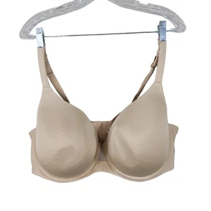 Sujetador Cacique Lane Bryant 44DD beige desnudo con aros ligeramente forrado camiseta lisa - Imagen 1 de 5