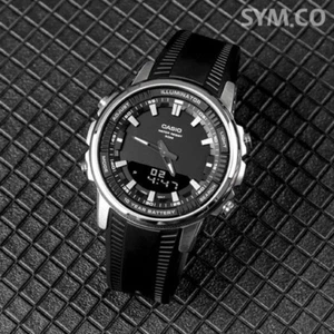 Reloj de batería analógico para hombre Casio 10 años AMW-880-1A - Imagen 1 de 5