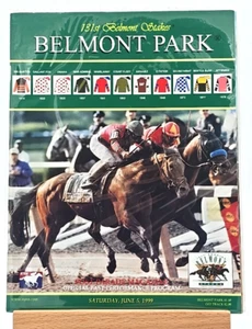 1999 131° Belmont Stakes Programma Ufficiale Passato Performance "Lemon Drop Kid" - Foto 1 di 3
