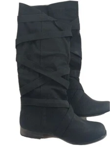 Yoki Danni-01 Black Women's Tall Boots Size 8.5 New - Picture 1 of 3