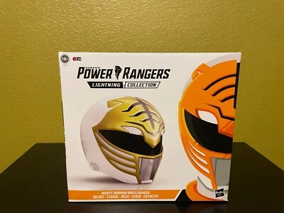 Casco Hasbro Mighty Morphin Power Rangers Lightning Collection Blanco Ranger Nuevo Foto 1 de 2