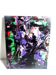 MUSK YAI Modern Contemporary Abstract Acrylic Painting On Canvas - Picture 1 of 3