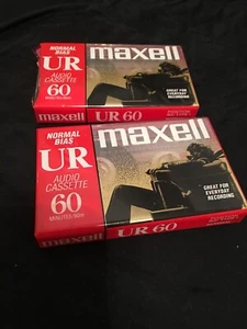 Set Of 2 Blank Maxwell Tapes - Picture 1 of 2