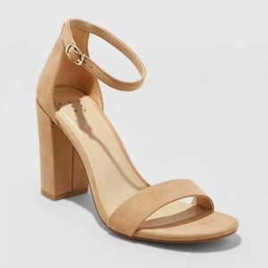 A New Day Beige Heels for Women for 