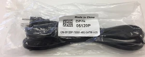 Cable de alimentación Dell 6 ft estándar 3 clavijas 05120P 5120P genuino tipo B - Imagen 1 de 2