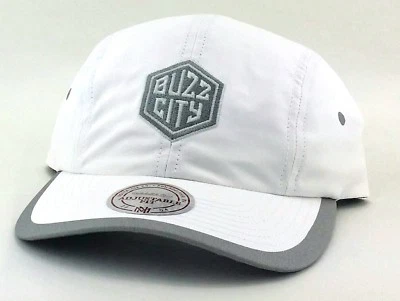 Charlotte Hornets Nuevo Mitchell & Ness Dri Mujeres Damas Era Blanco Gris Sombrero Gorra Foto 1 de 4