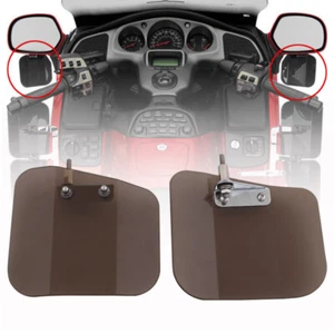 Smoke Hand Guard Air Wing Deflector Windshield Fit for Honda Goldwing 1800 01-16 - Picture 1 of 17